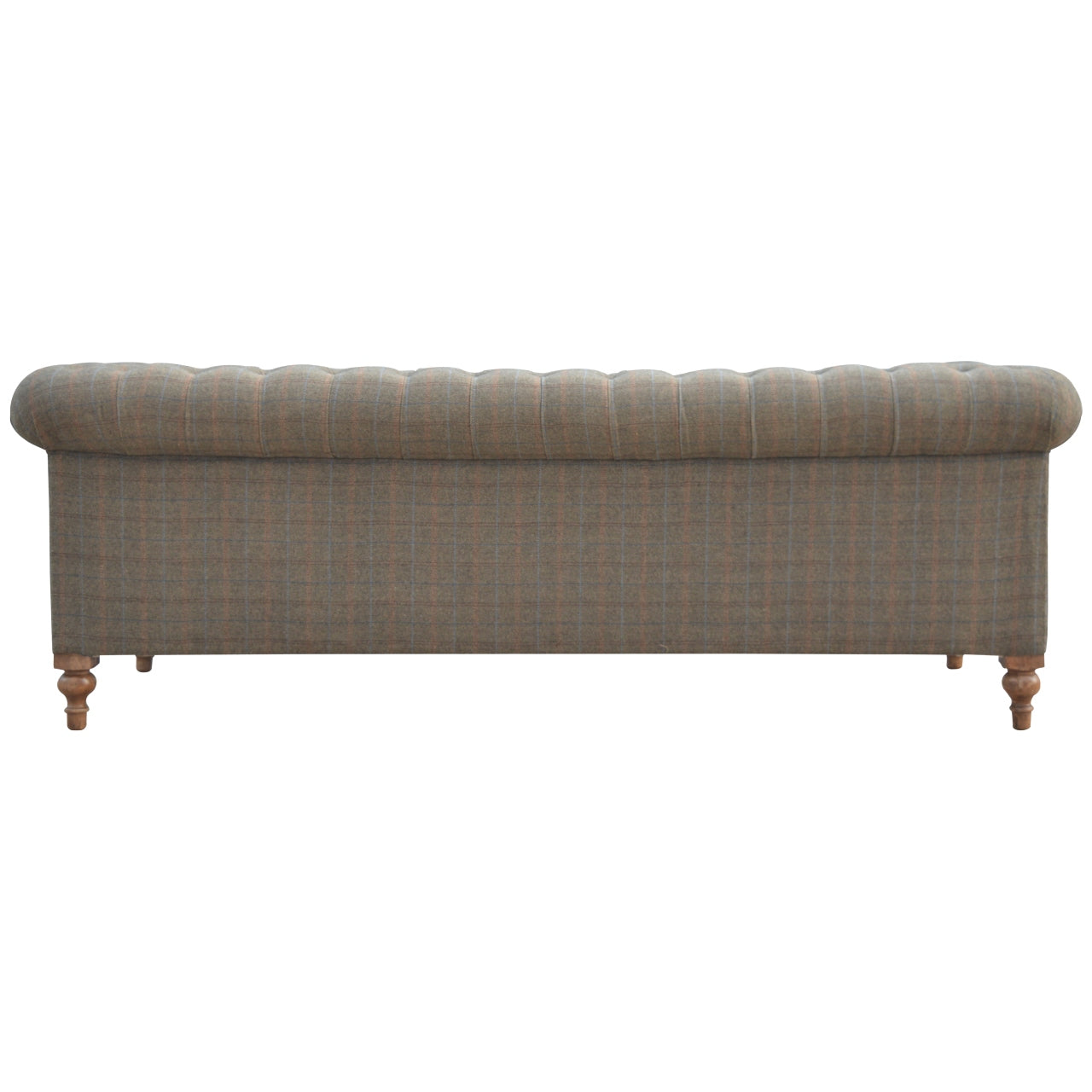 Multi Tweed 3 Seat Chesterfield Sofa