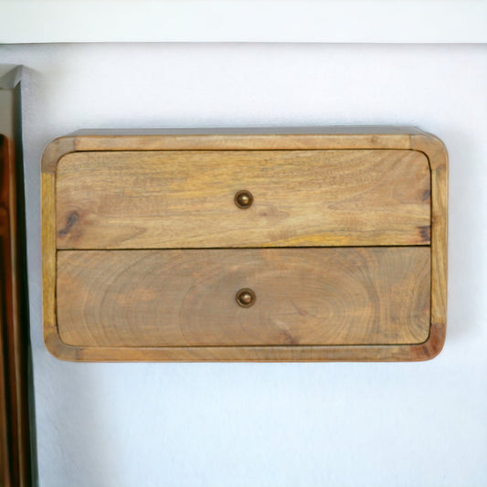 2 Drawer Floating Bedside